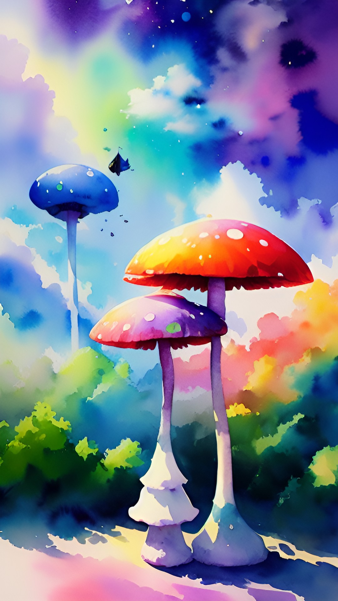 Mushroom stop - space rainbow dragon fairy mushroom candy preview