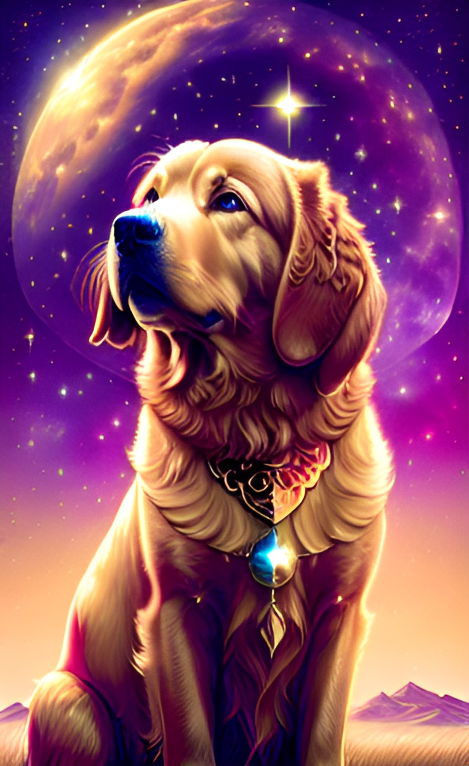 cosmic golden red retriever preview