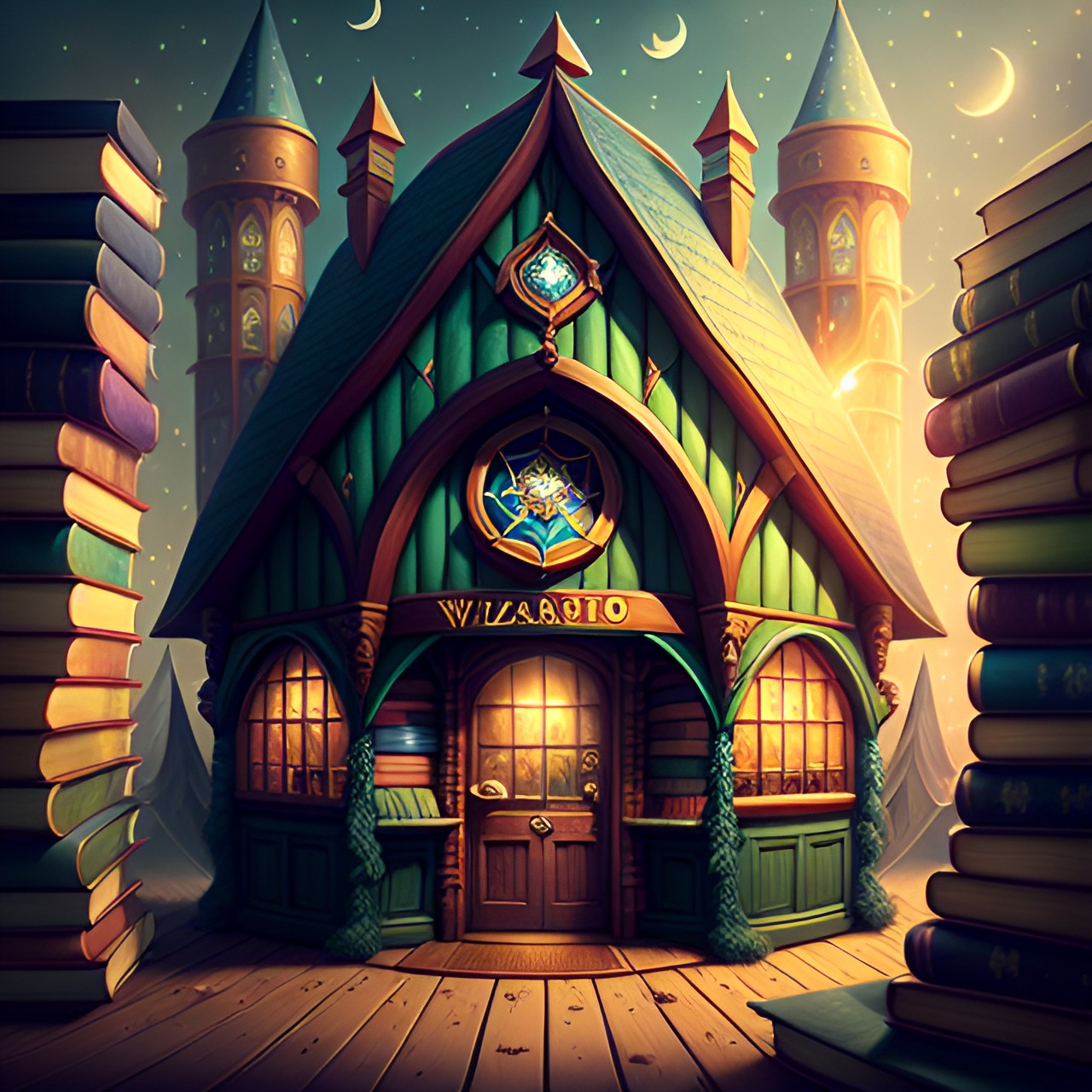 wizard bookshop preview