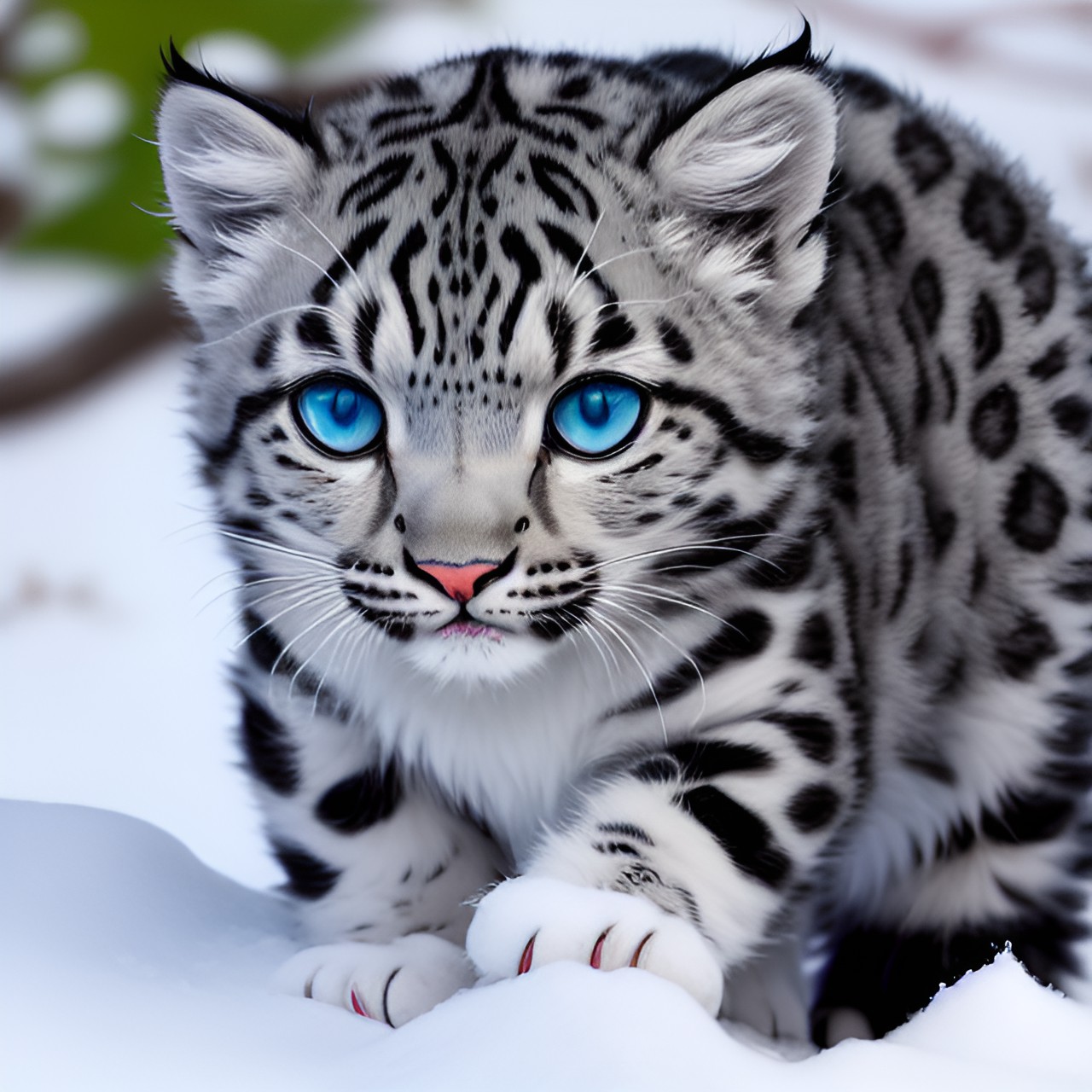 kitten snow leopard preview