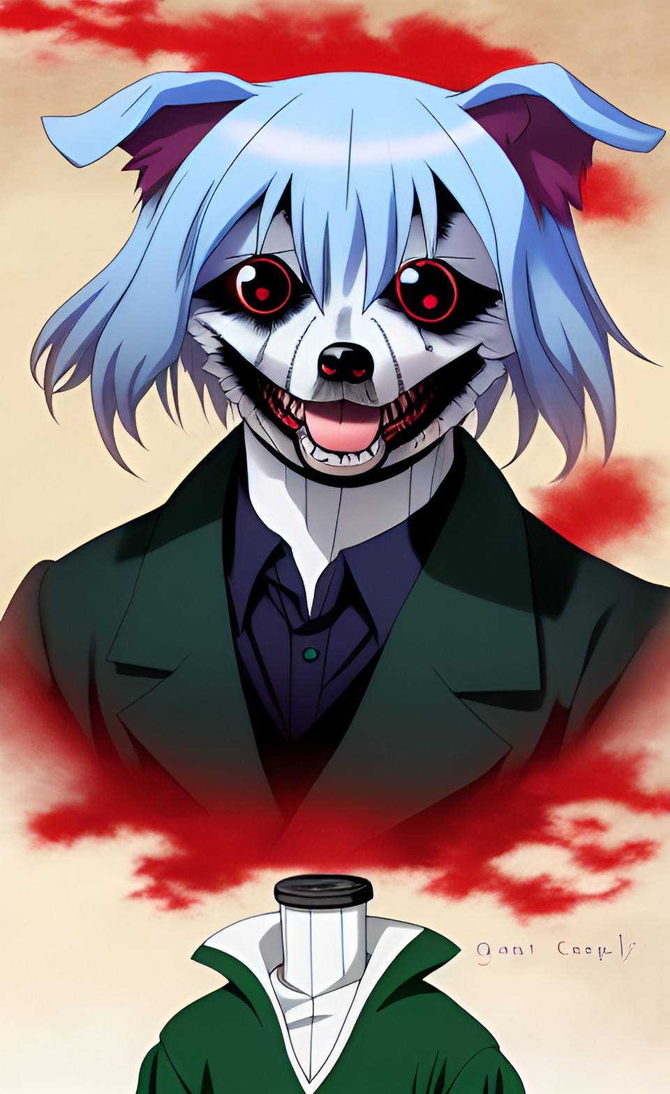 anime creepy dog preview