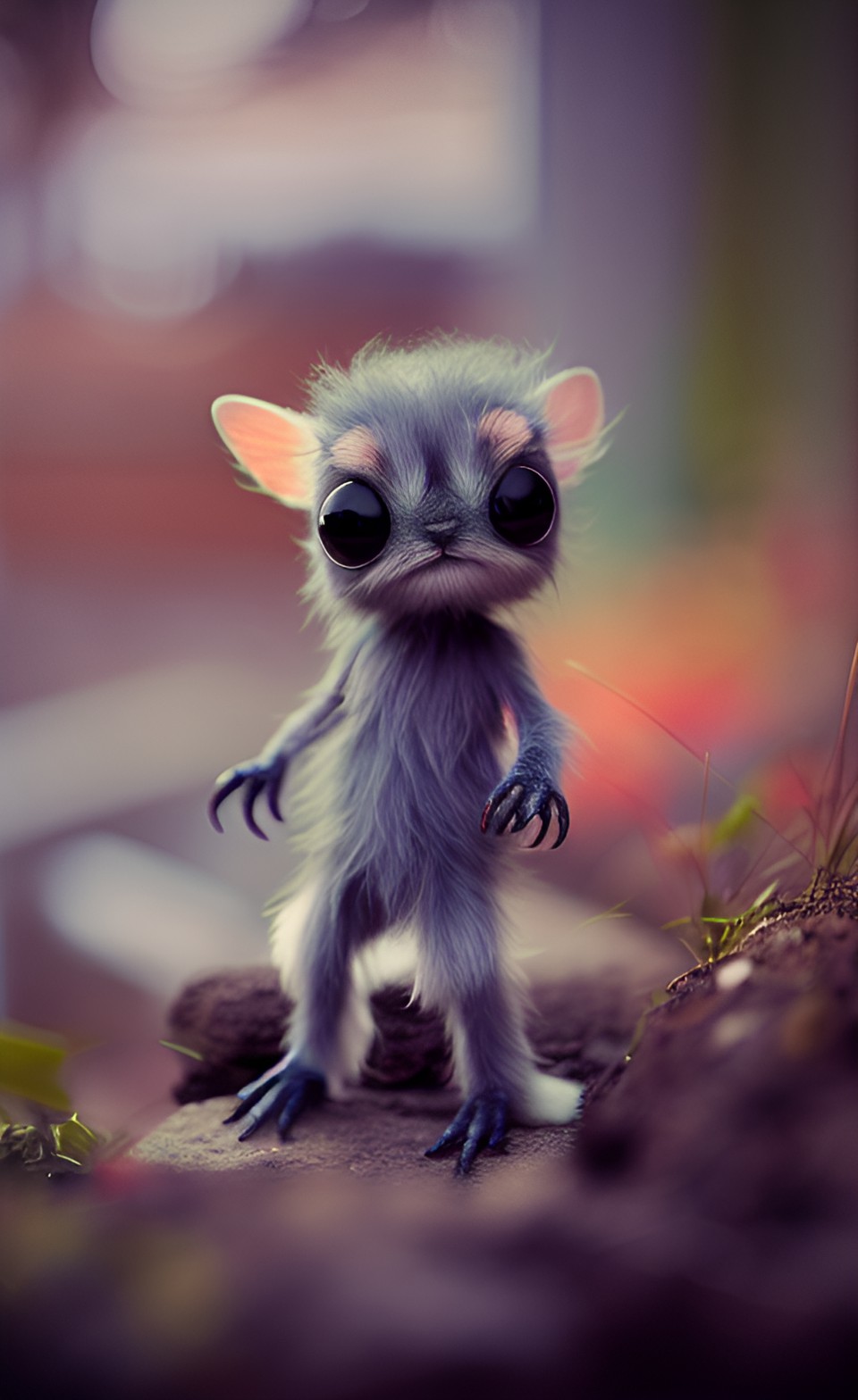 adorable fuzzy cuddly small alien creature preview