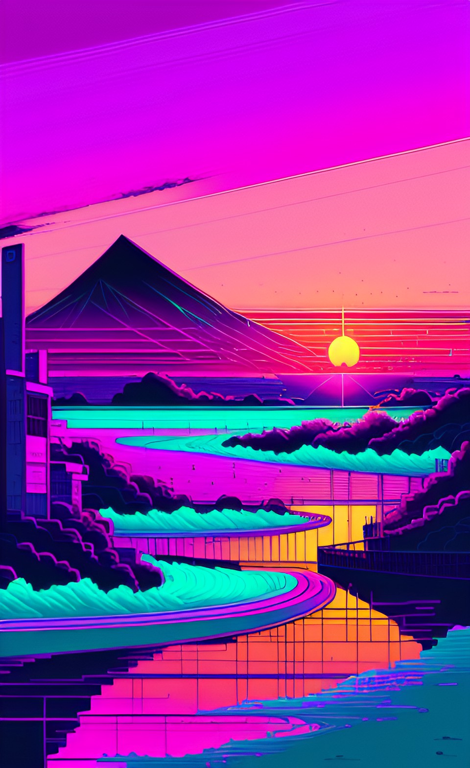 pink sunset preview