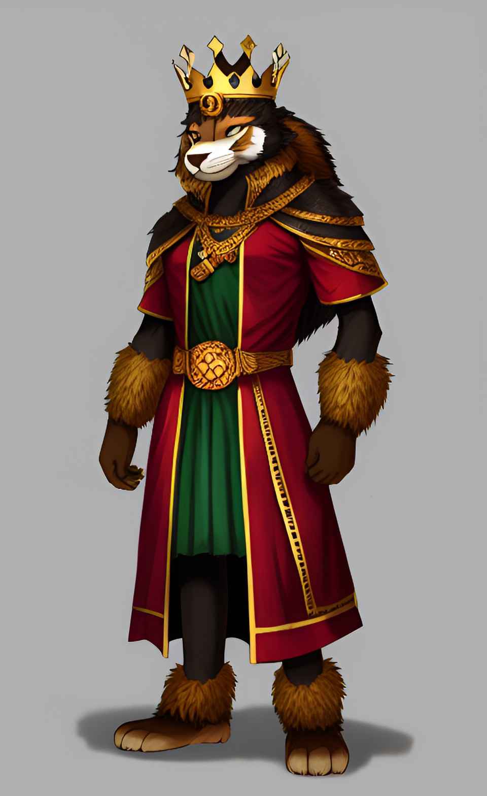 anthro furry king male preview