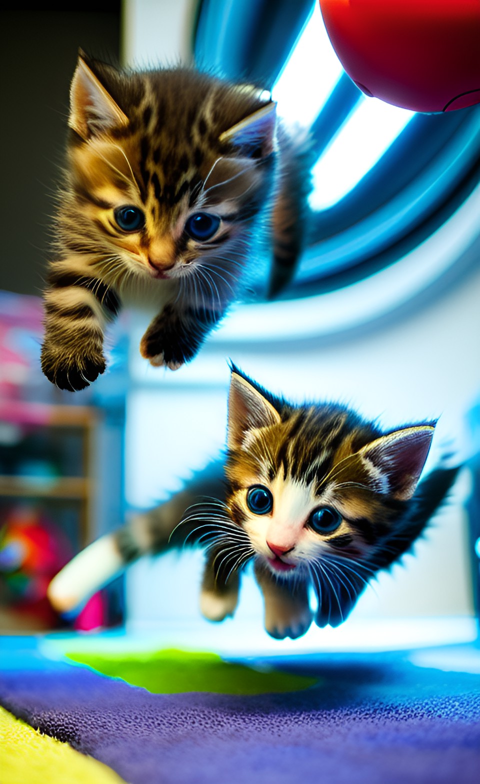 kittens have the zoomies in space preview