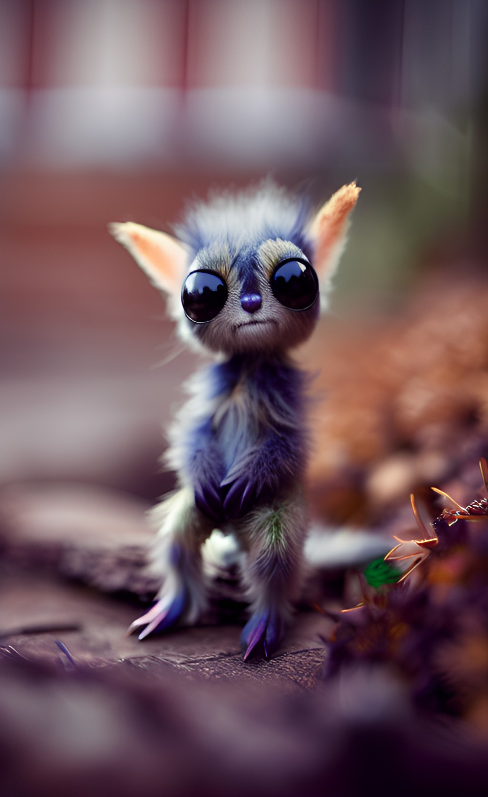 adorable fuzzy cuddly small alien creature preview