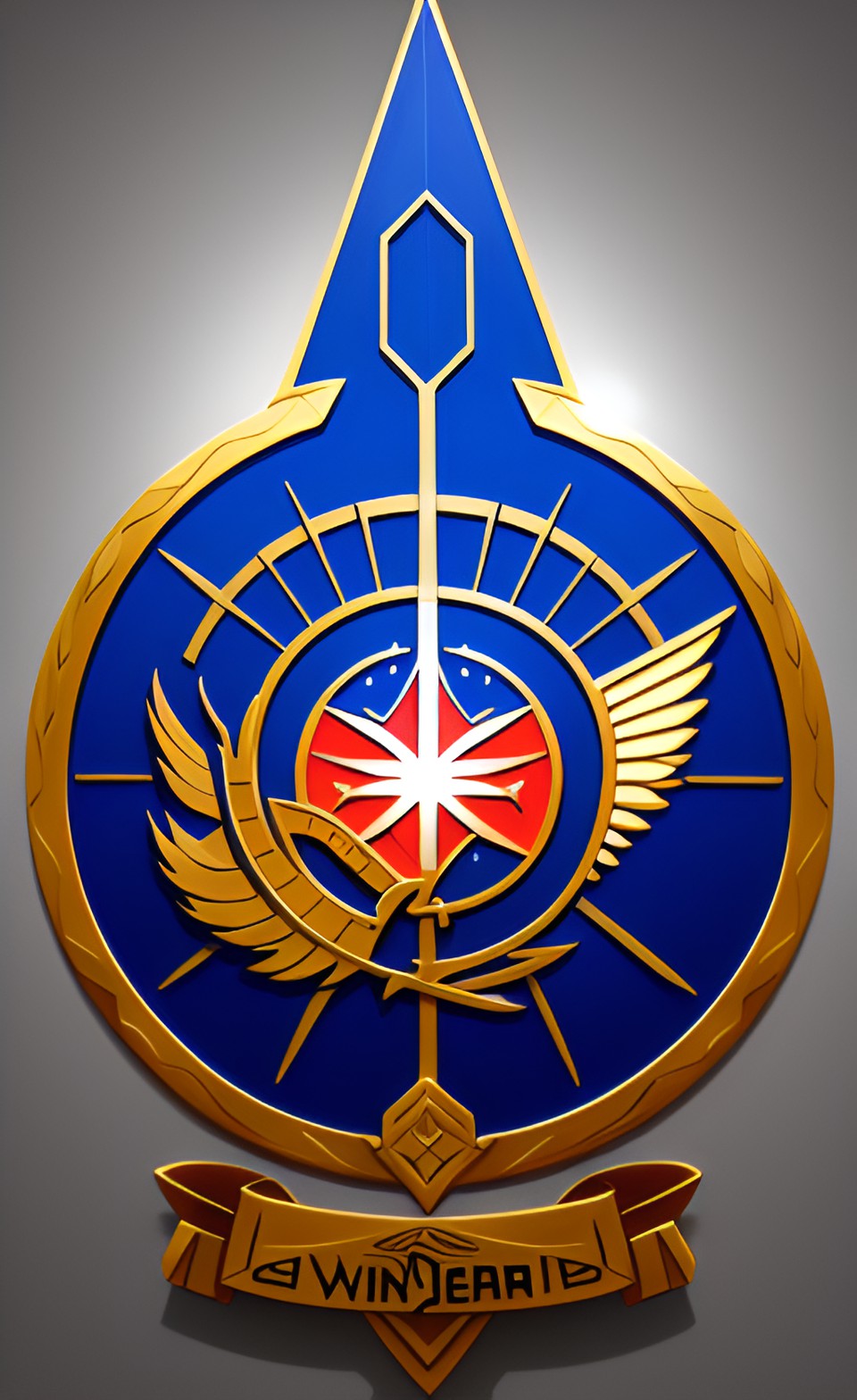 A winged crest of light - in the shape of a living sunrise, the crest was a winged blade of light, and greatly resembled the emblem of the old republic. preview