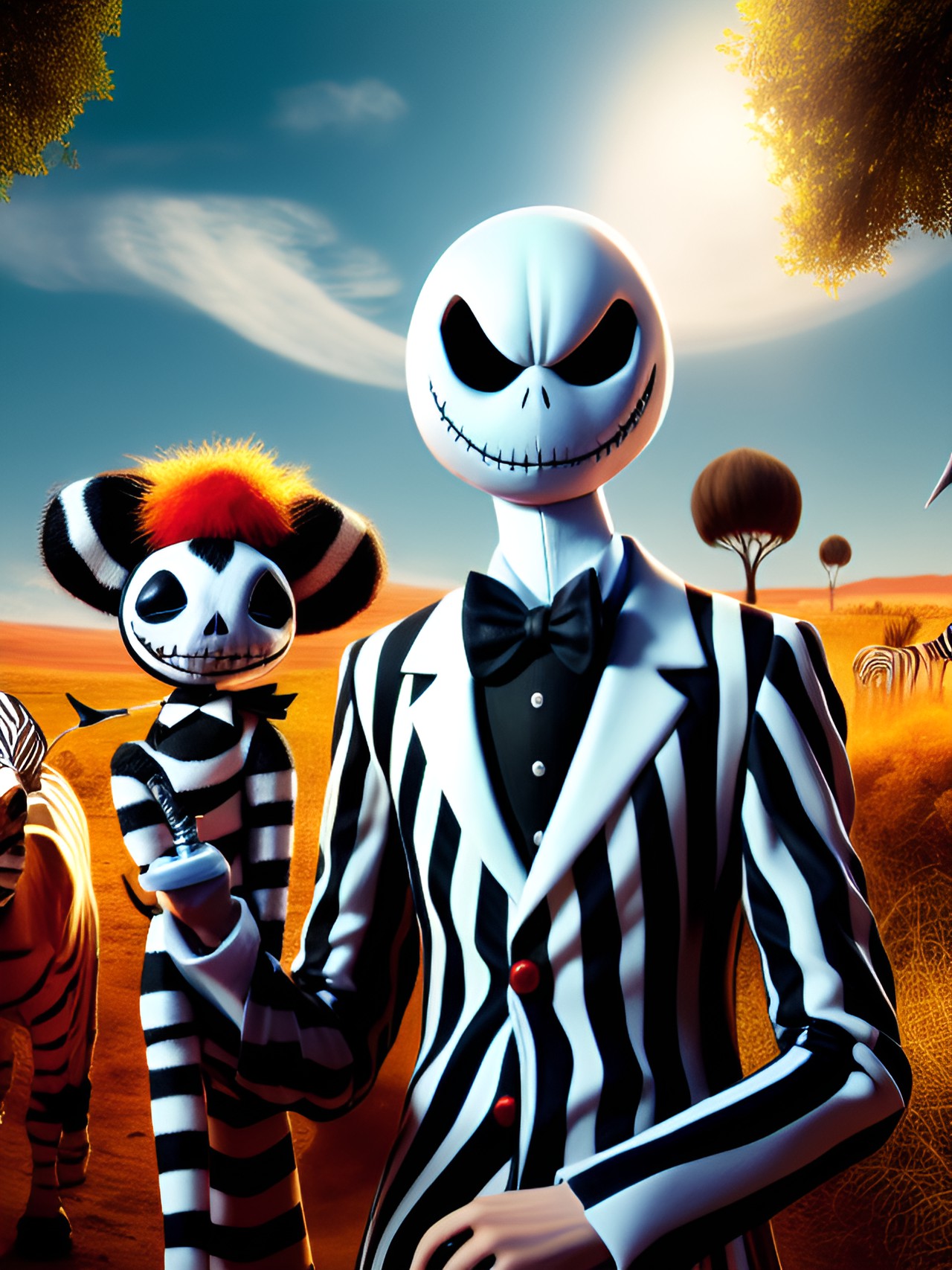 jack skellington on a safari preview