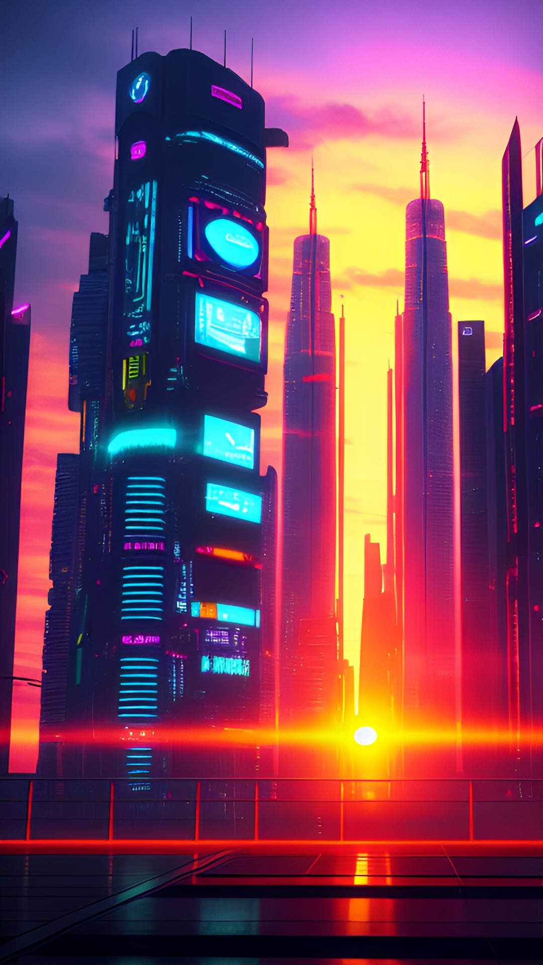 cyberpunk sunrise preview