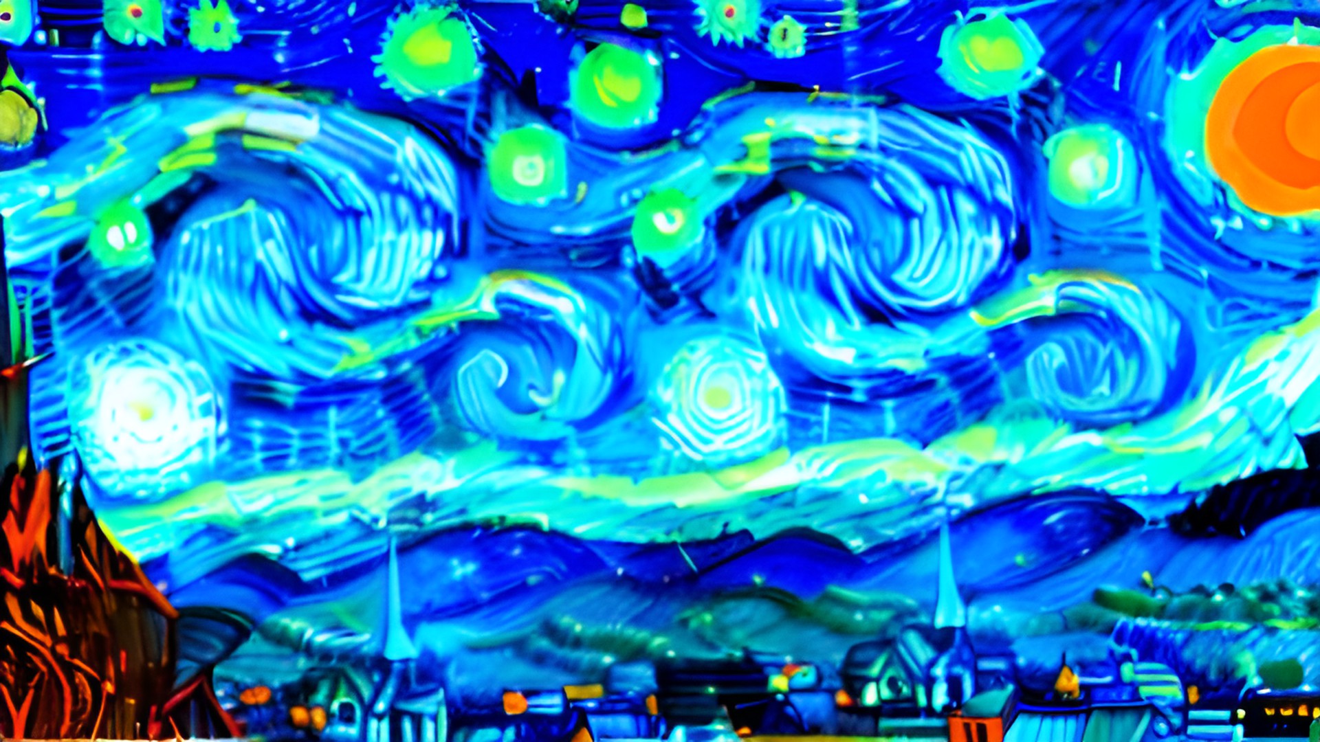 in the persona of van gogh’s starry night, we are the universe experiencing itself preview