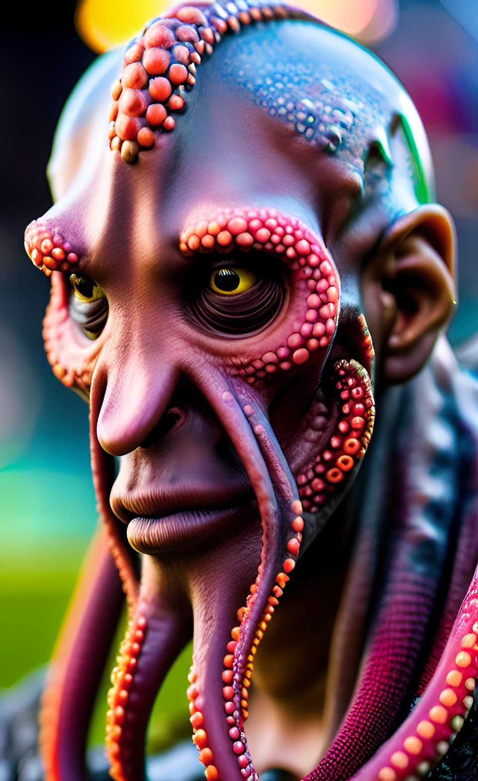 Octopus Human Hybrid - octopus human hybrid ultra real close up preview