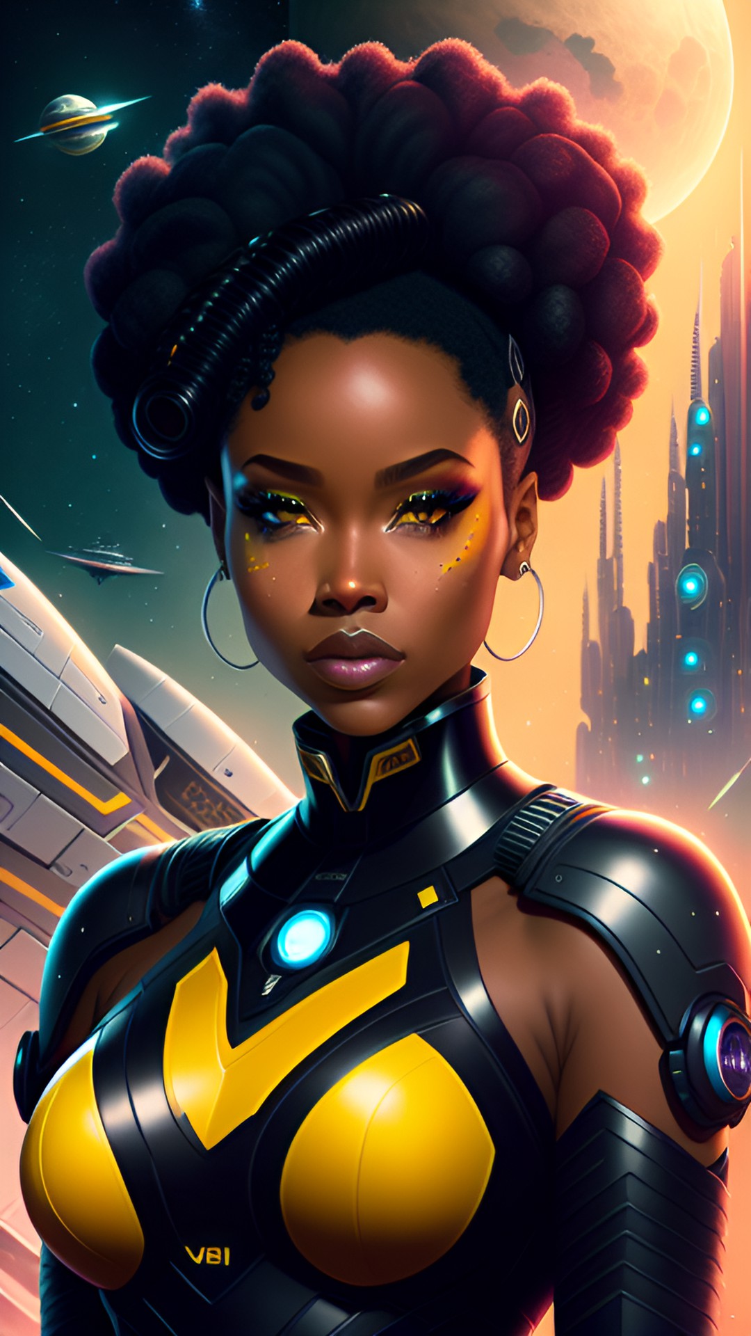 black sci-fi vixen preview