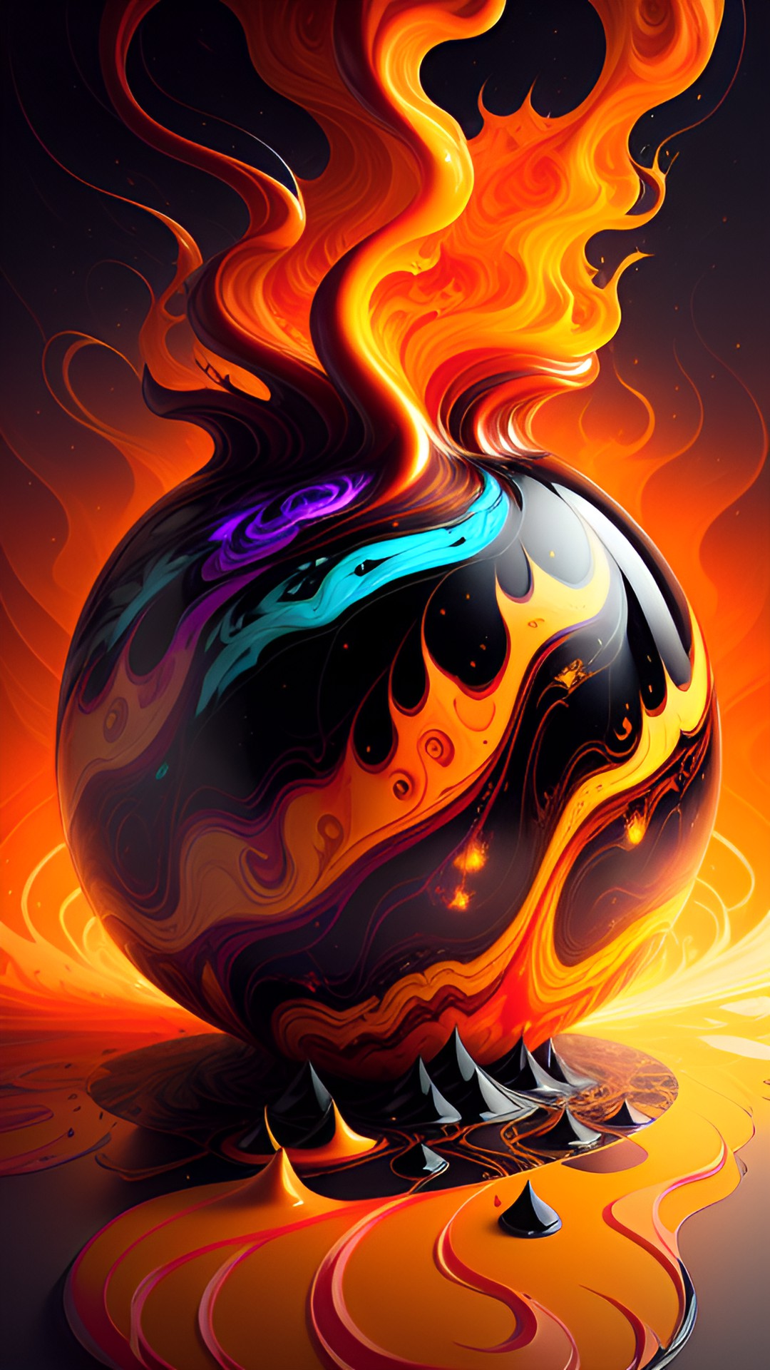 flaming potato preview