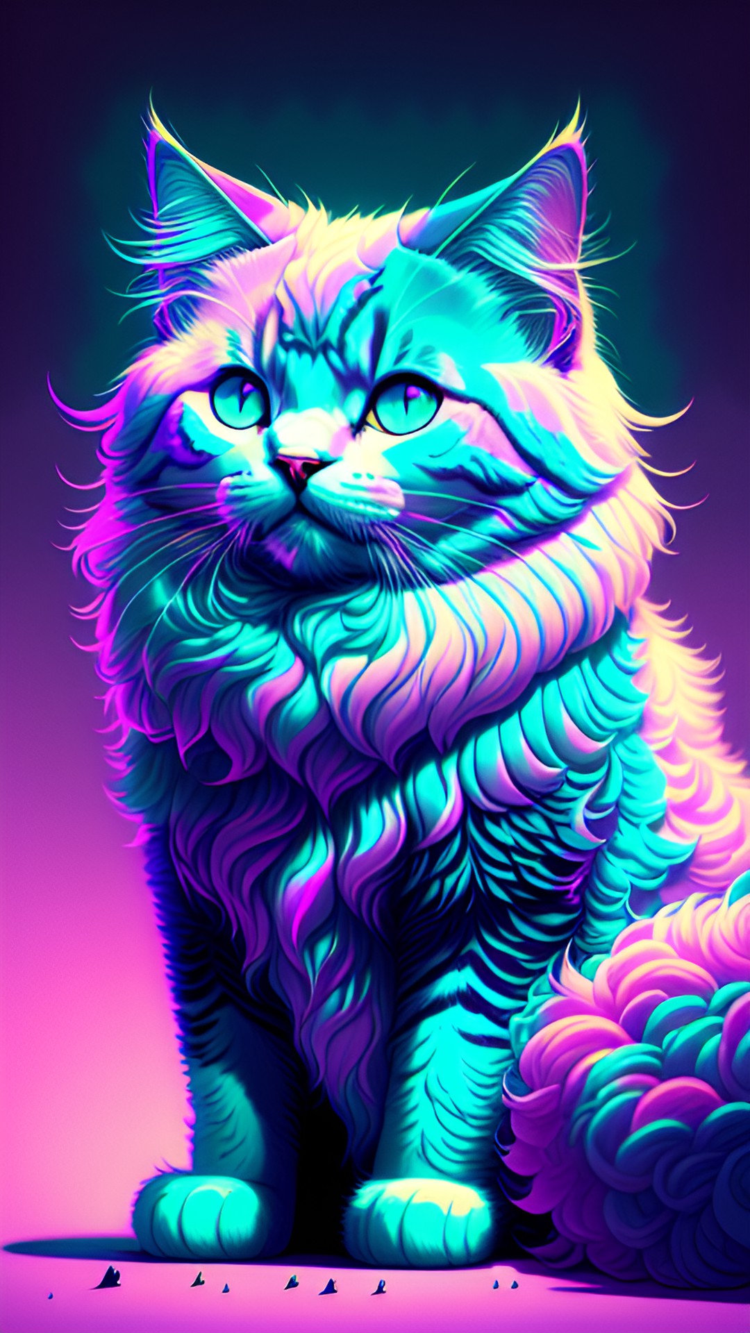 fluffy cat preview