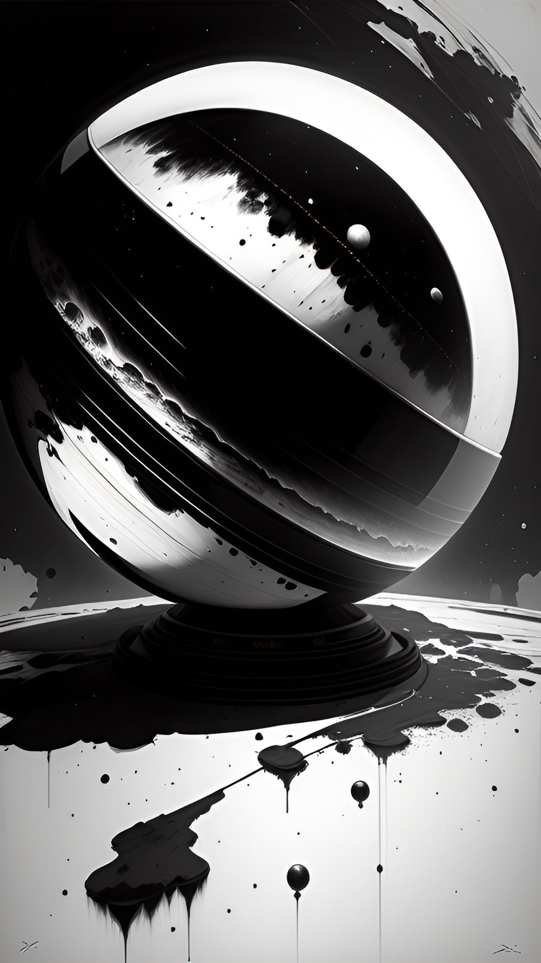 Monochrome Orb - shining globe of mars preview