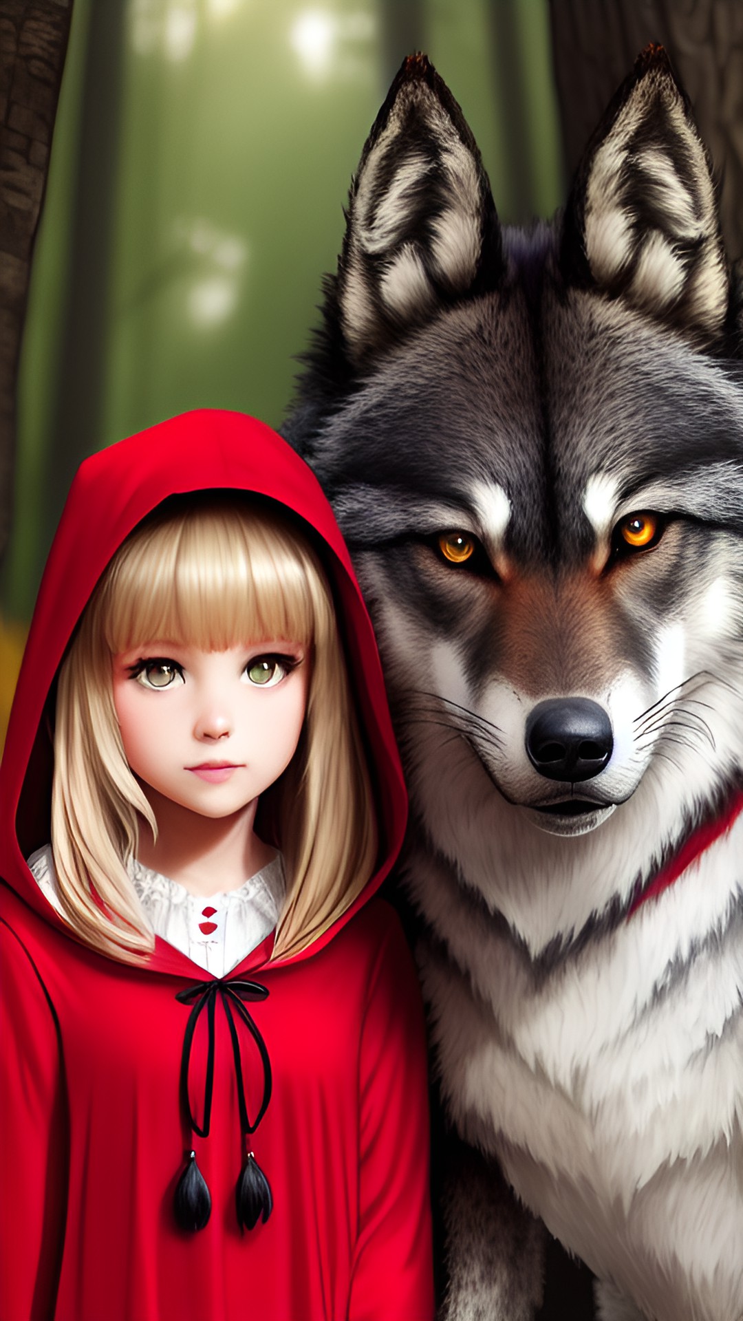 red riding hood and werewolf preview