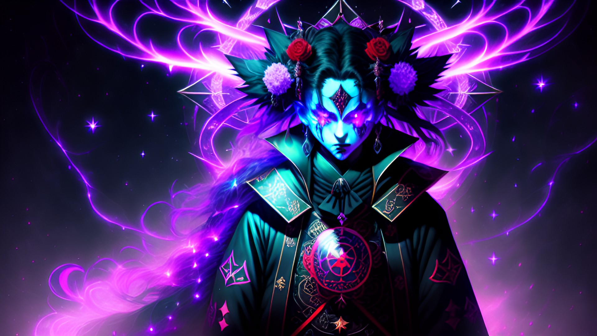 🃏⛩️🥀hypervivid khaos💀star shining omnifractal black⭐️light upon the worthy 🪐93% entheoadept achieving magickal 👁️gnosis in the center of the the occult initiation🩸ritual, 🧬spark⚡️the 23rd dimensional spiritstorm ascending the magi through arcane pathways & dark🌚matter portal to the soul🔥 initiation unto quintessential transcendental illumination🪶🪬👽 preview