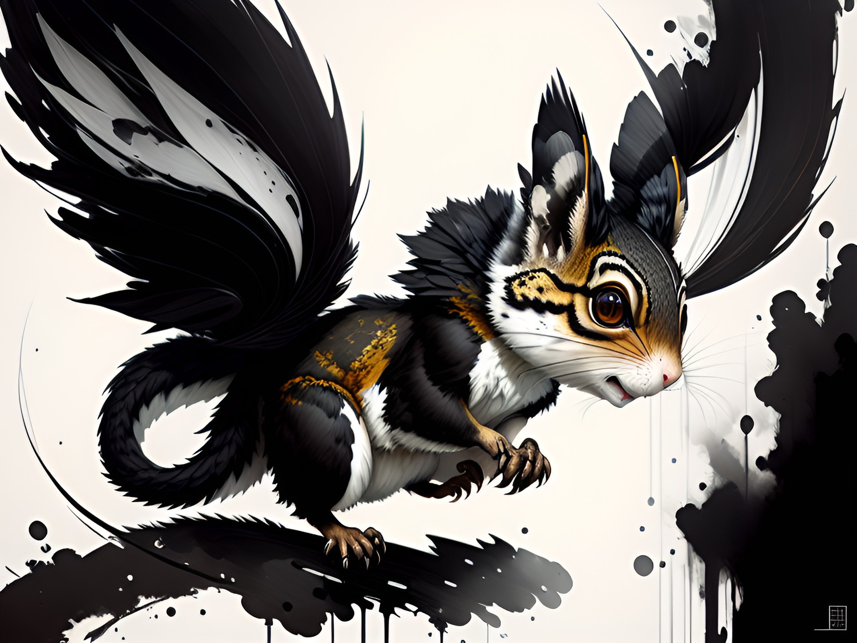 Dragon Squirrel - flying dragon squirrel preview