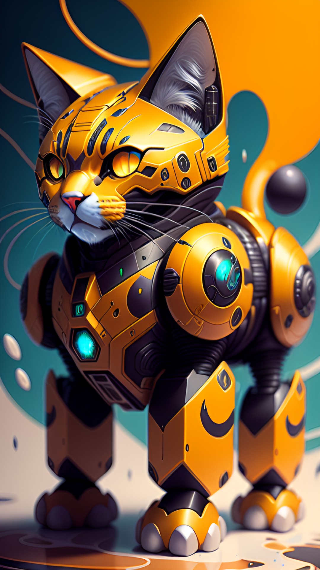 cat mecha - cat mecha robot preview