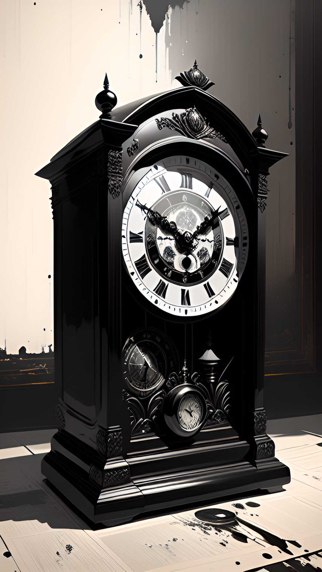 antique clock preview