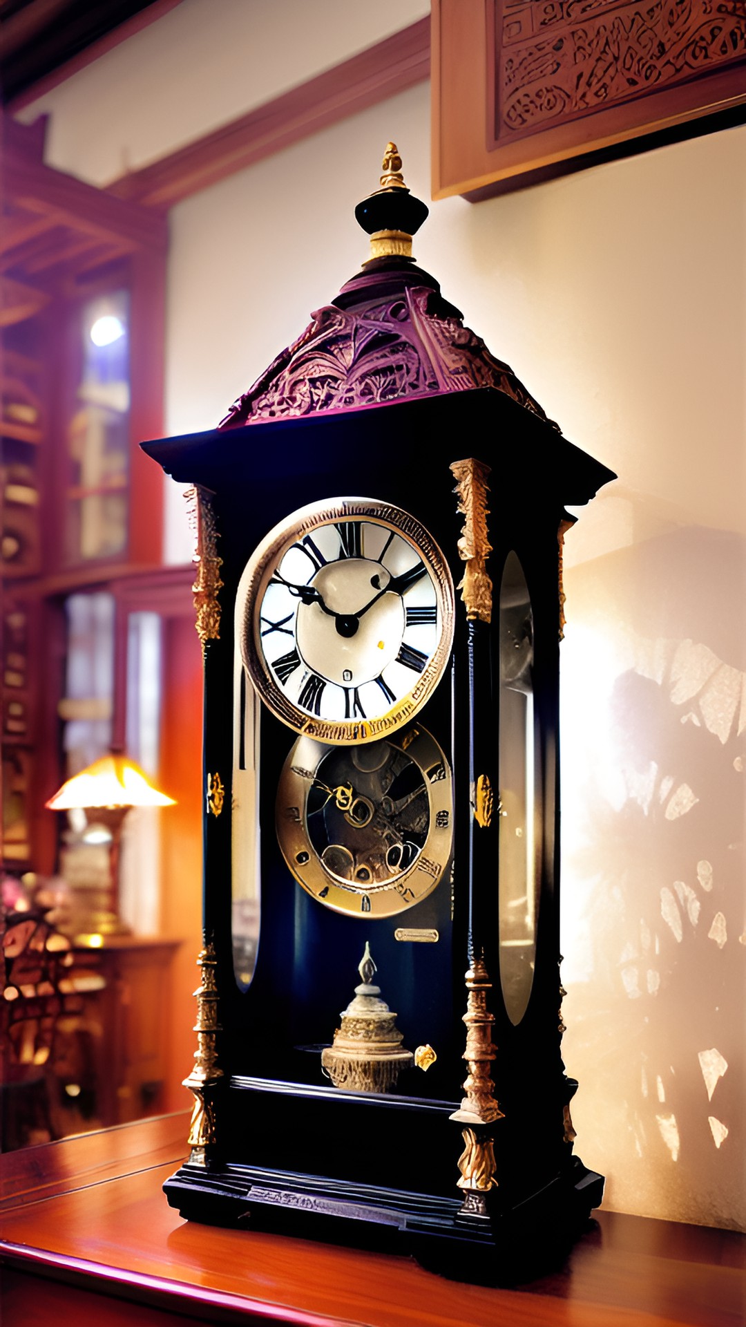 antique clock preview