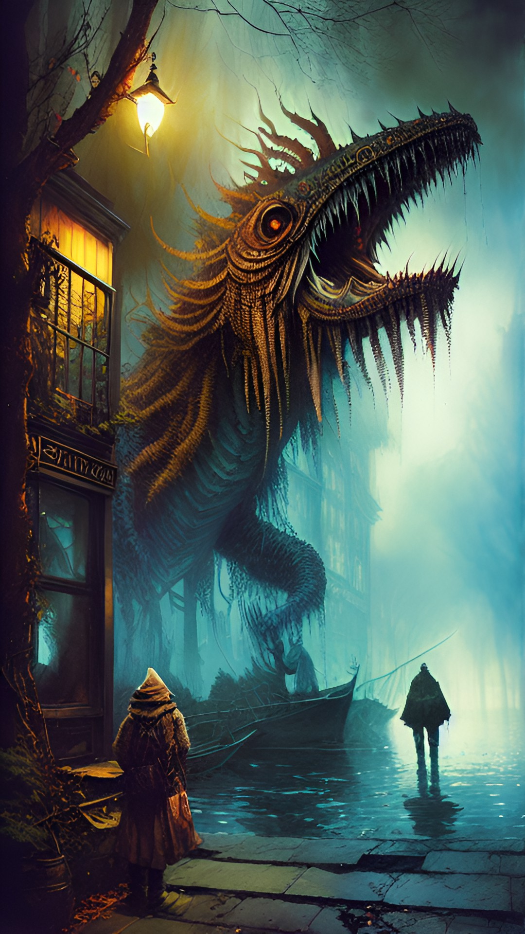 dark god, eldritch horror, fish man preview