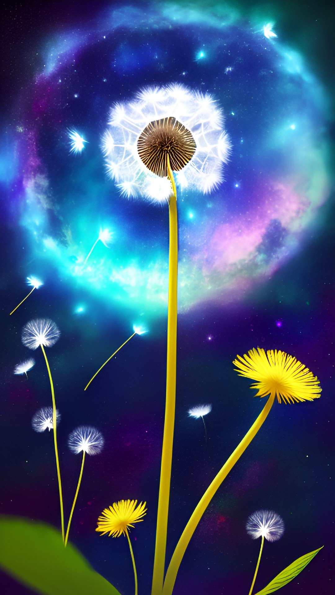 dandelion in space preview