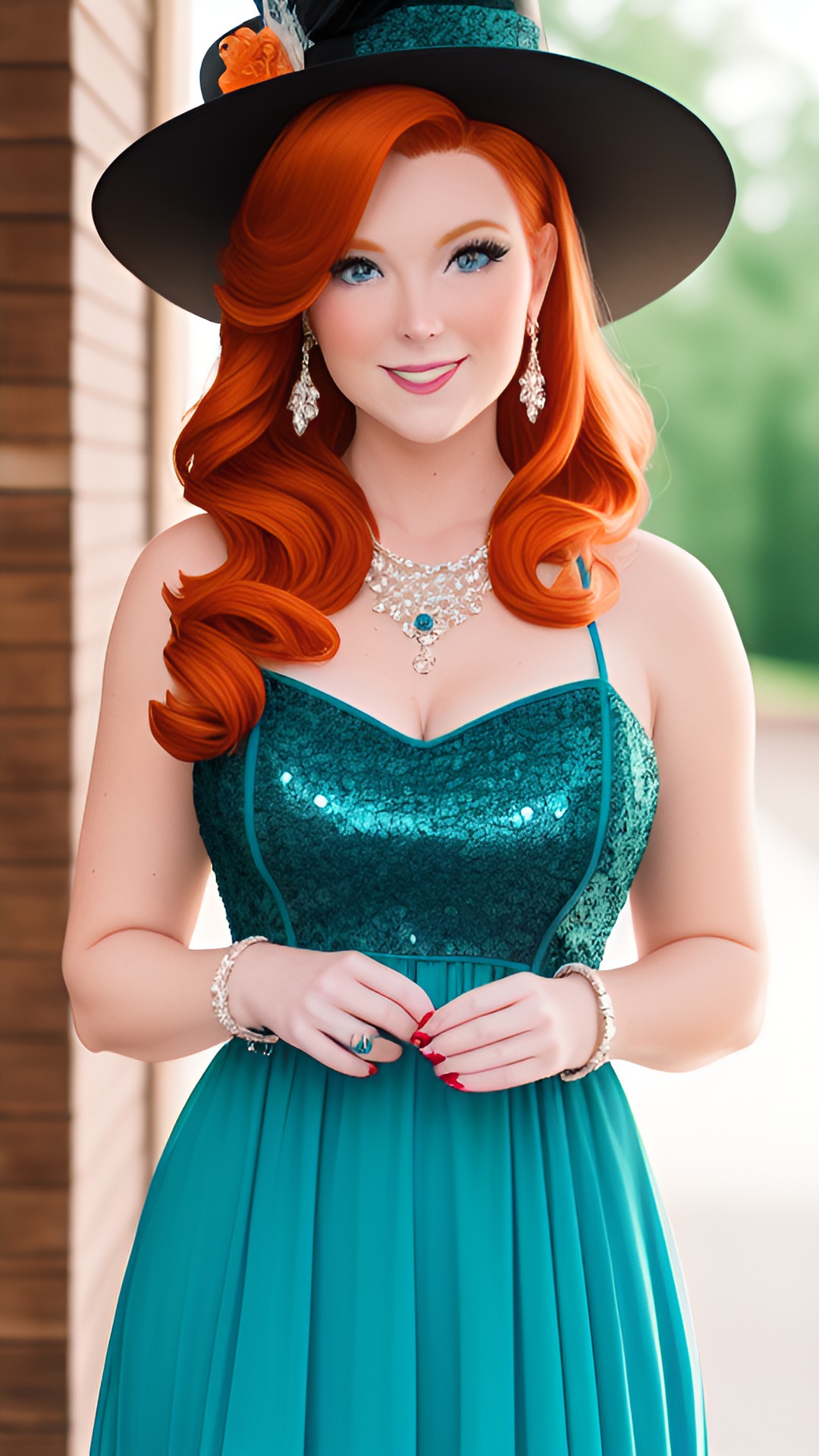 ginger rae, southern belle at a fancy party preview