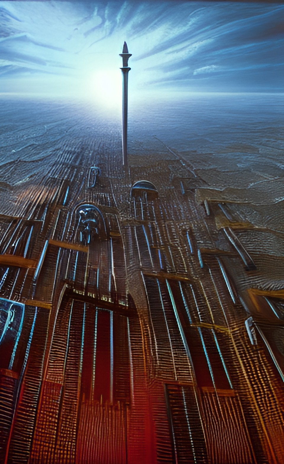 peace is only at the cemetery, artwork by h.r. giger & peter gric & beksinski& digital art &concept art preview