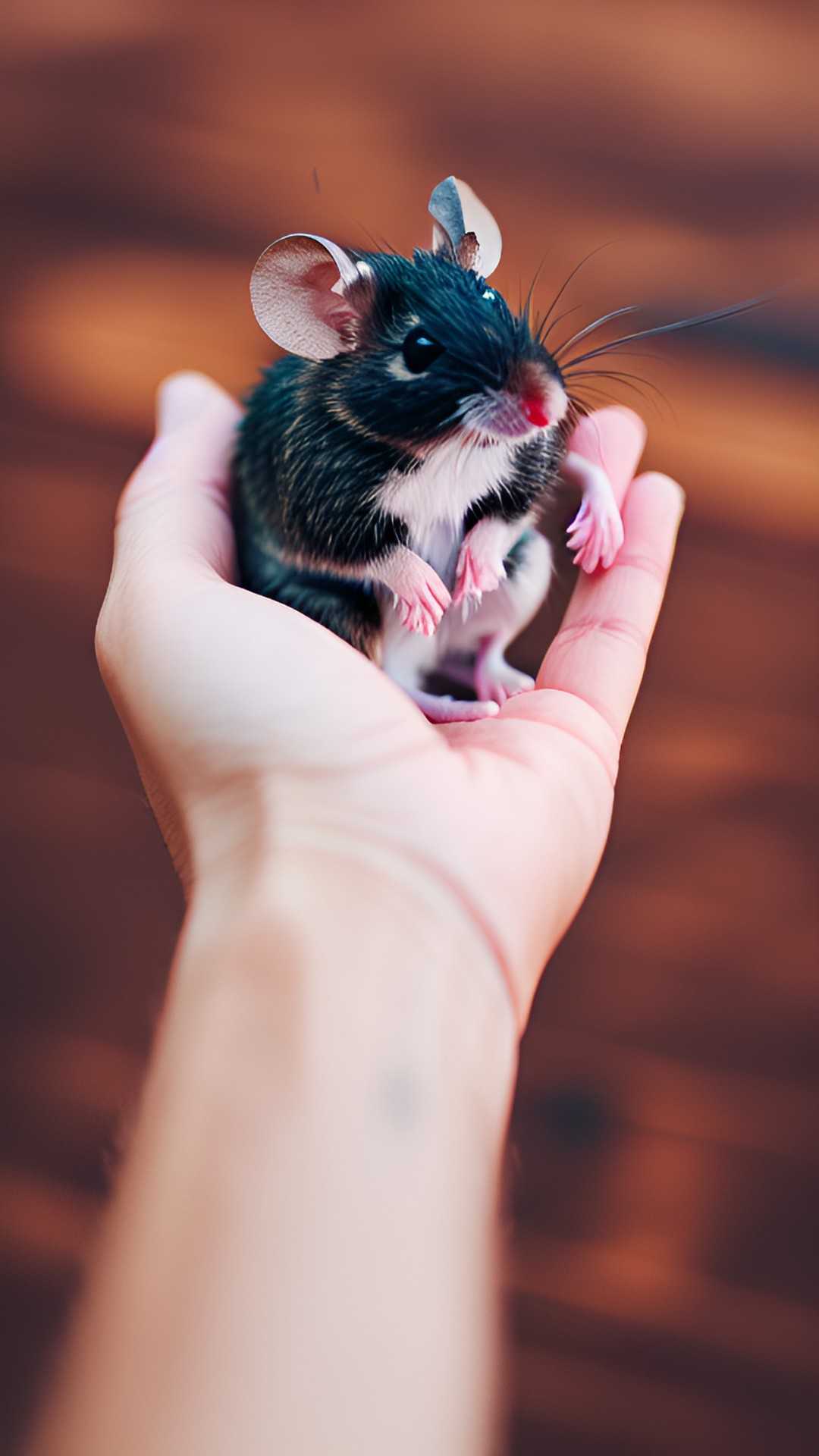 mouse in palm of hand preview