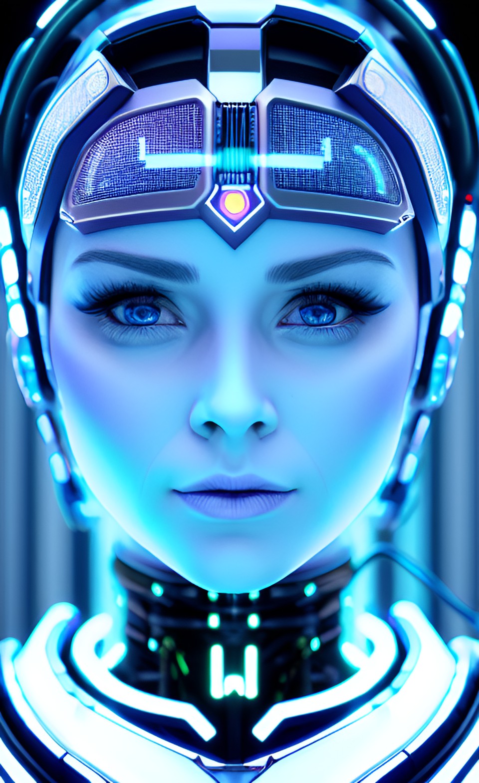 Cyborg - hypertechnological woman cyborg, cyberpunk, 8k, hd preview