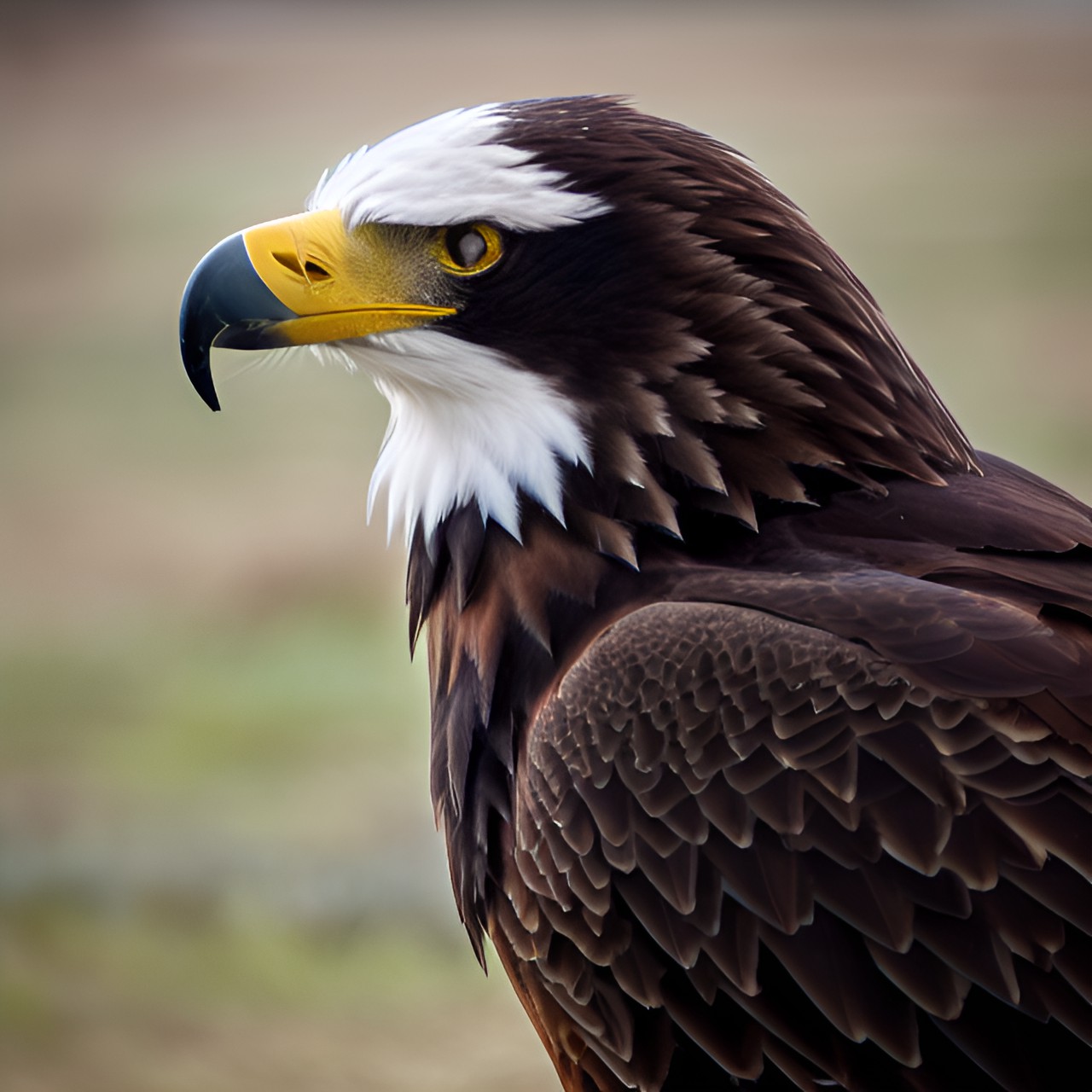 american bold eagle close up preview