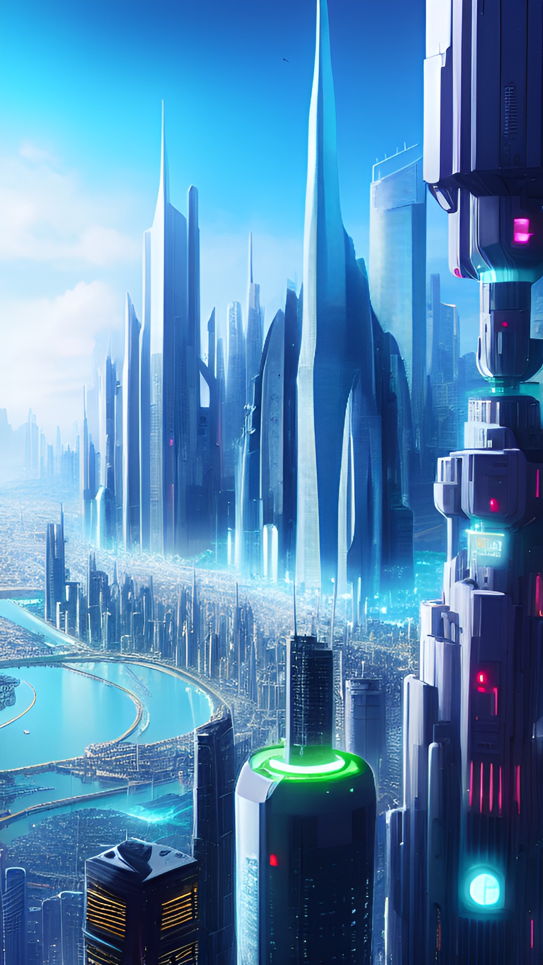 futuristic city preview