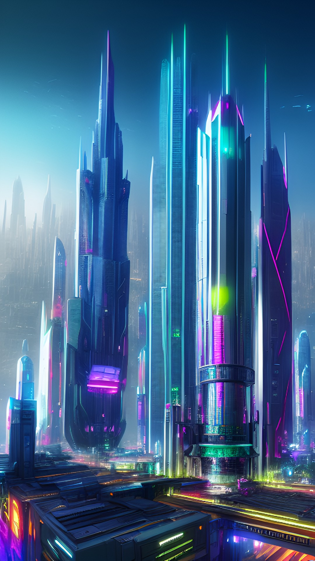 futuristic city preview