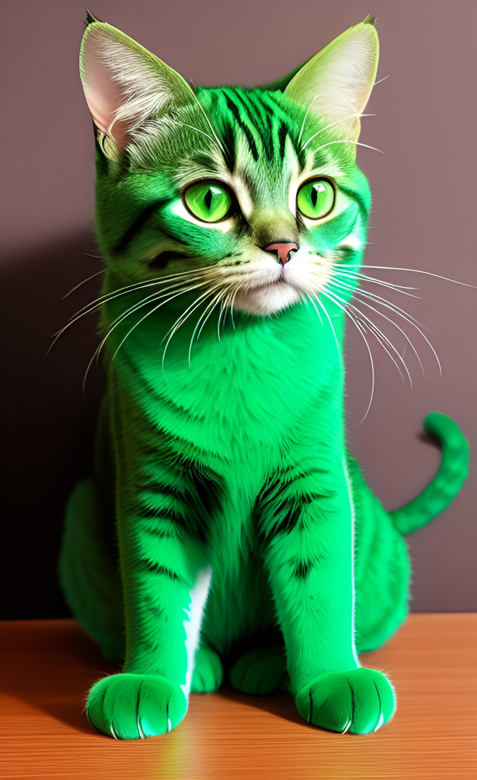 Green Cat - green cat preview