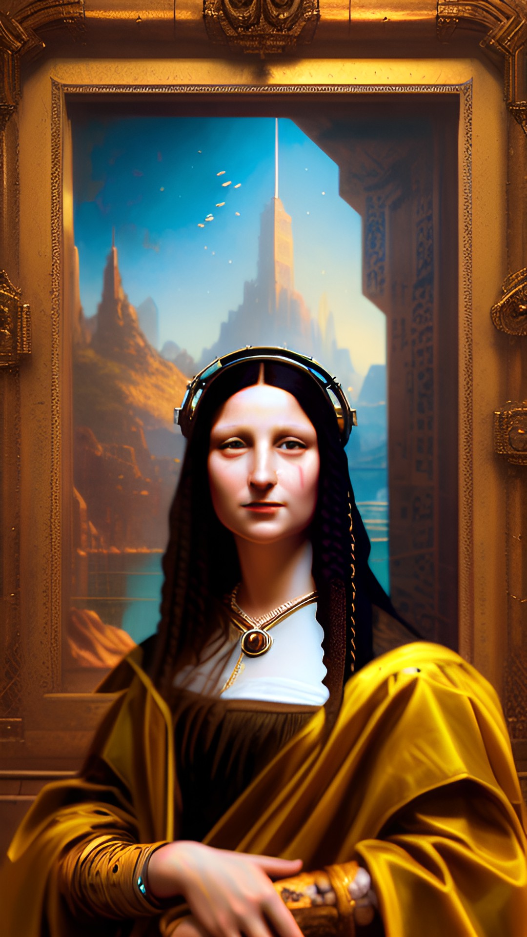 steampunk mona lisa preview