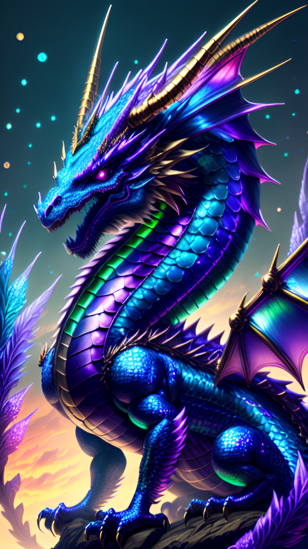 Iridesceas - iridescent dragon preview