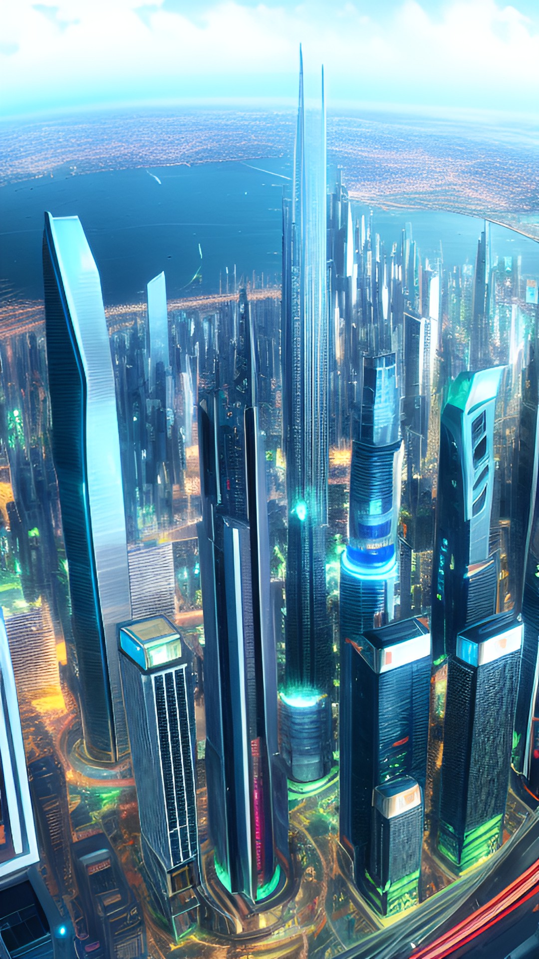 futuristic city preview