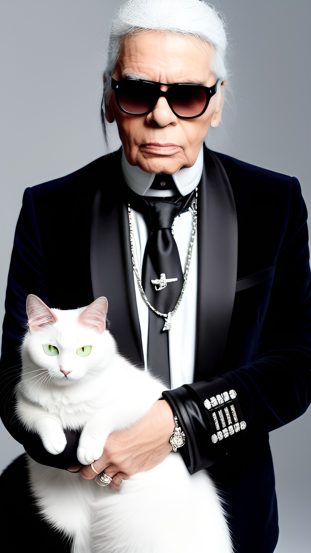 Karl Lagerfeld - karl lagerfeld et son chat choupette preview