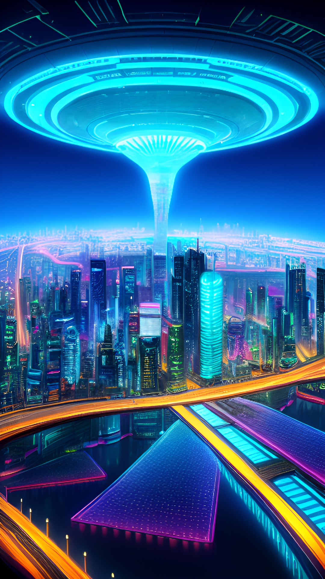 futuristic city preview