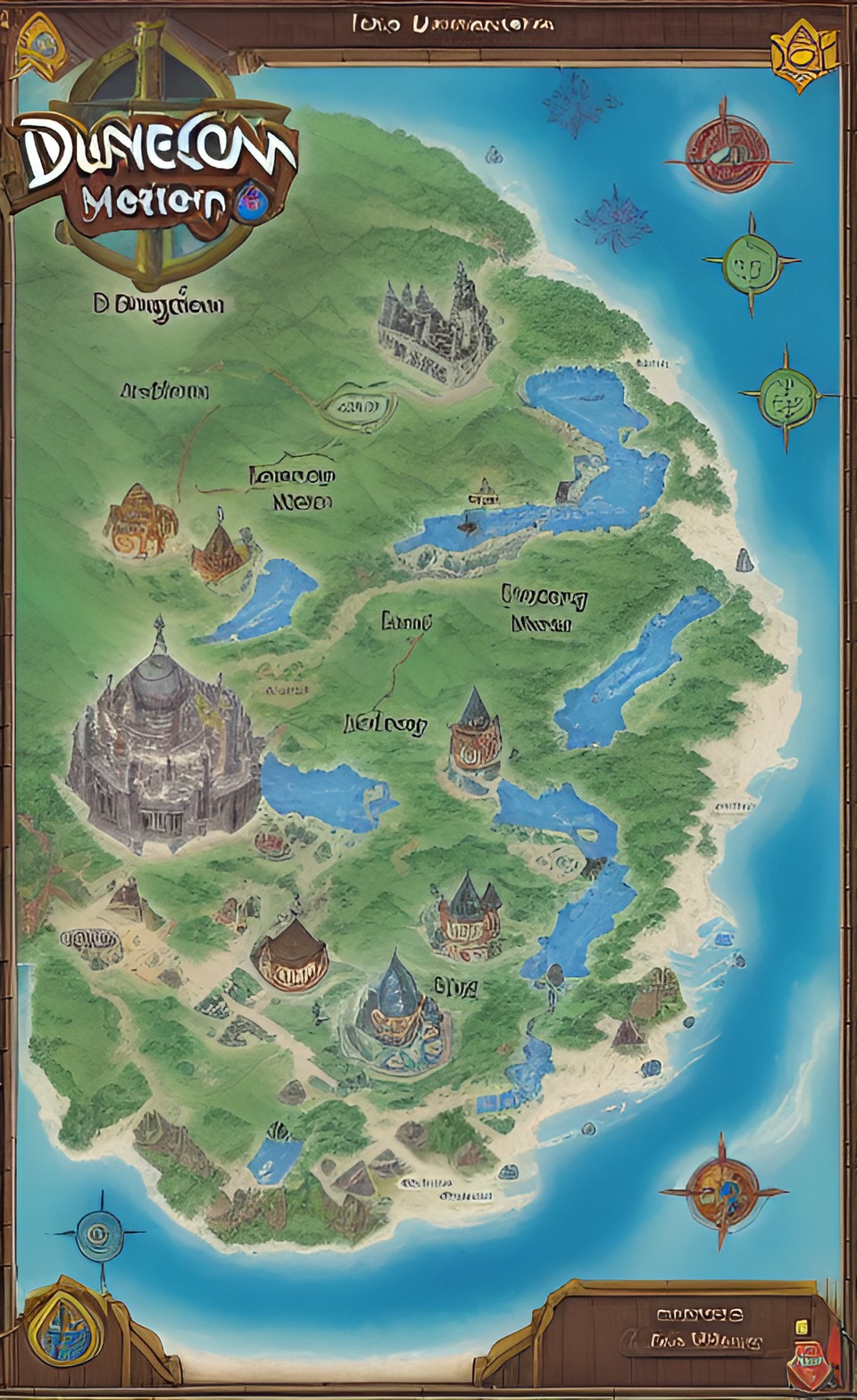 Fantasy Map - dungeon map preview