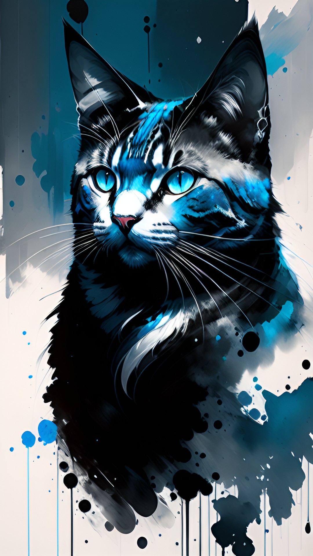 🐱 - 🔵 - blue cat preview