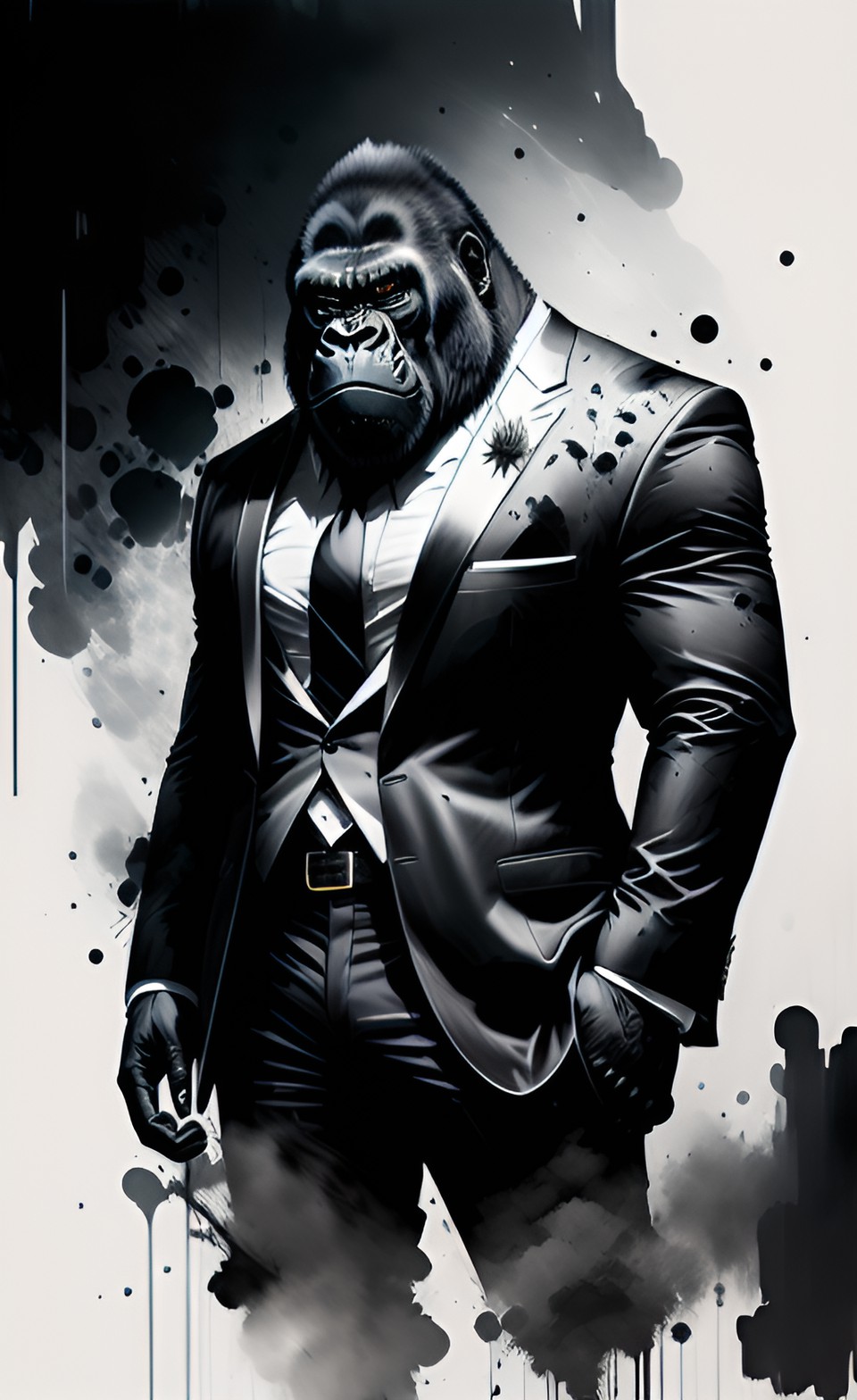 The Greater Ape - gorilla wearing a business suit preview