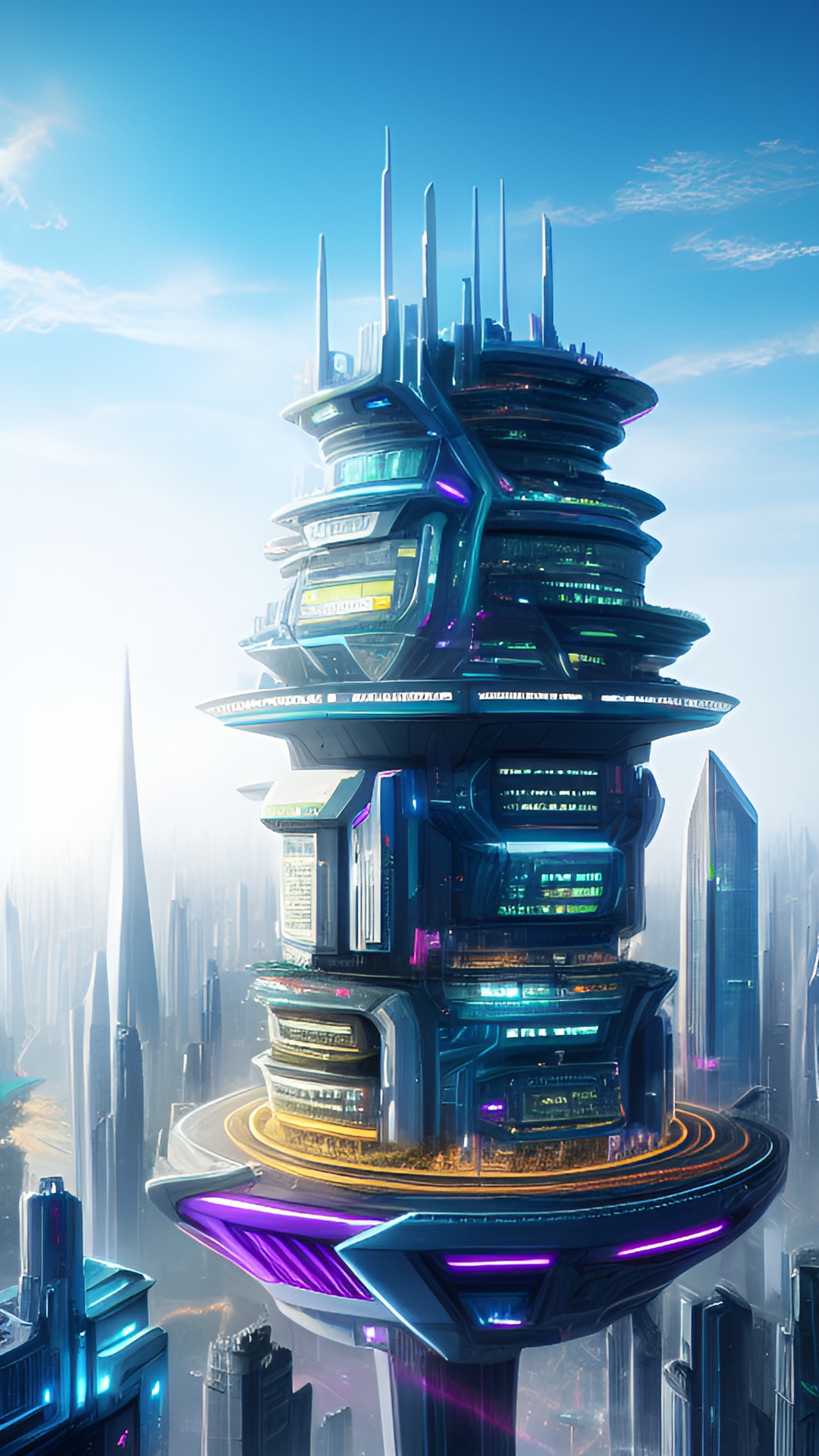 futuristic city preview