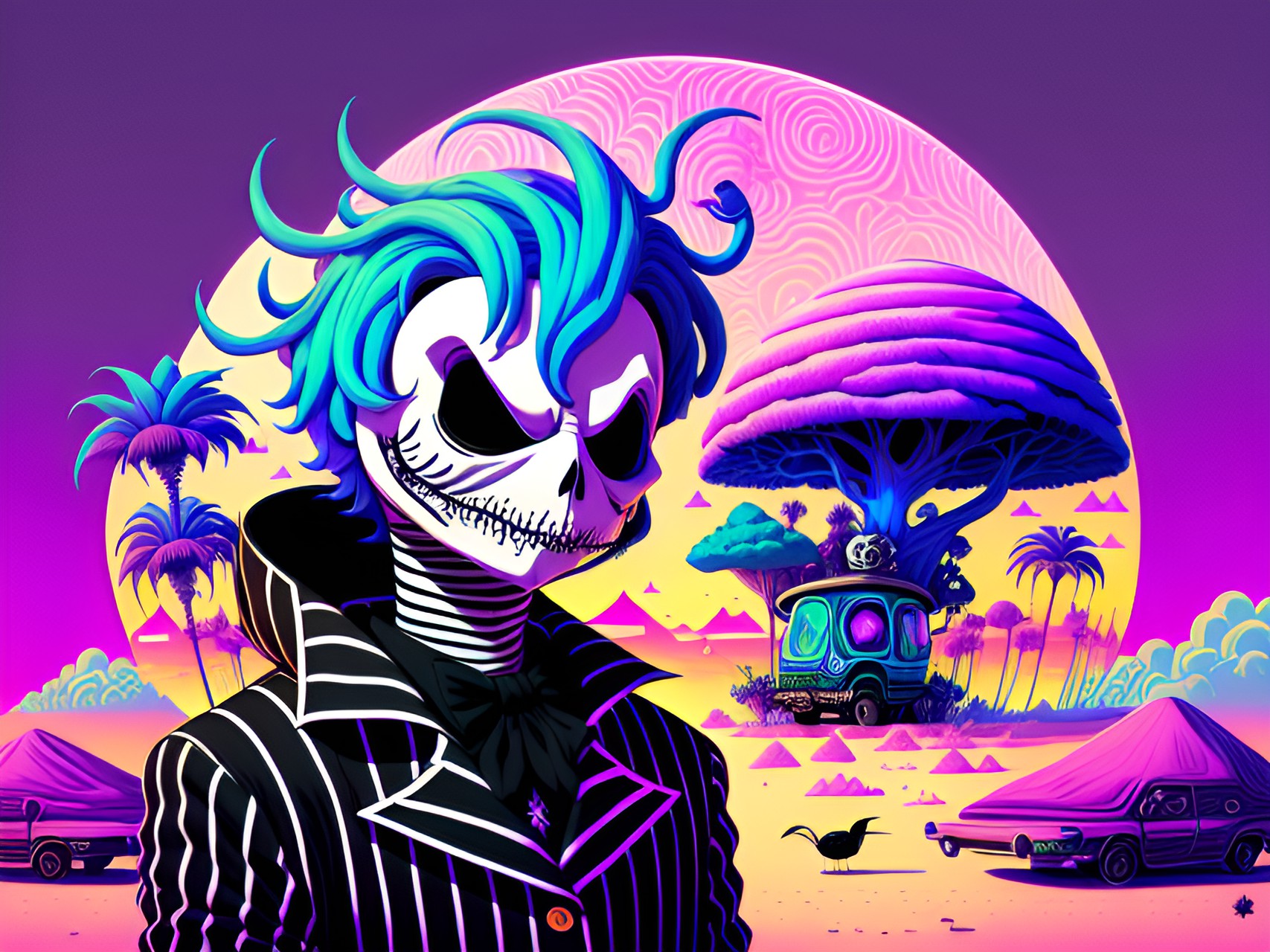 jack skellington on a safari preview