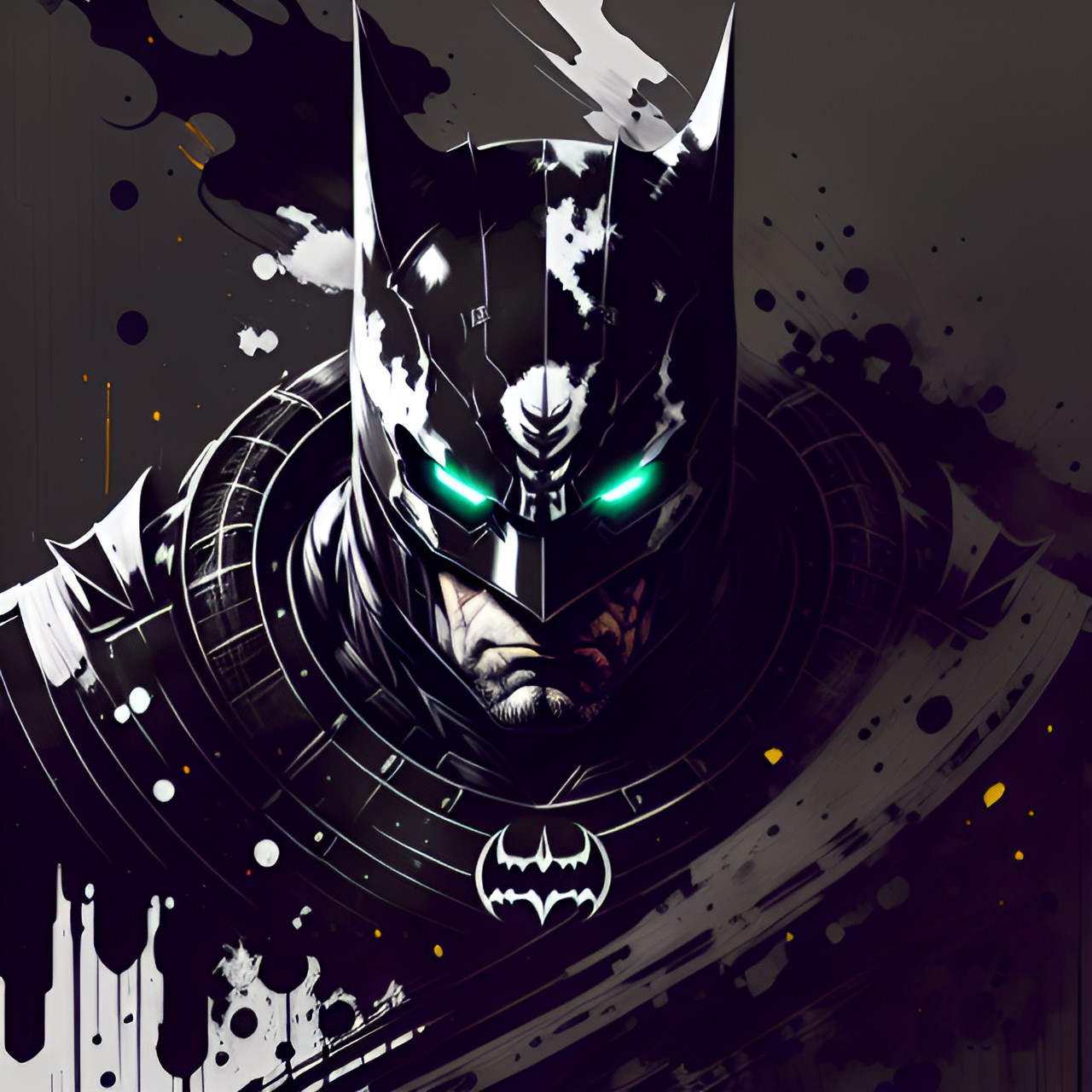 I am the Bat: Ink 2 - quantum samurai alien batman preview