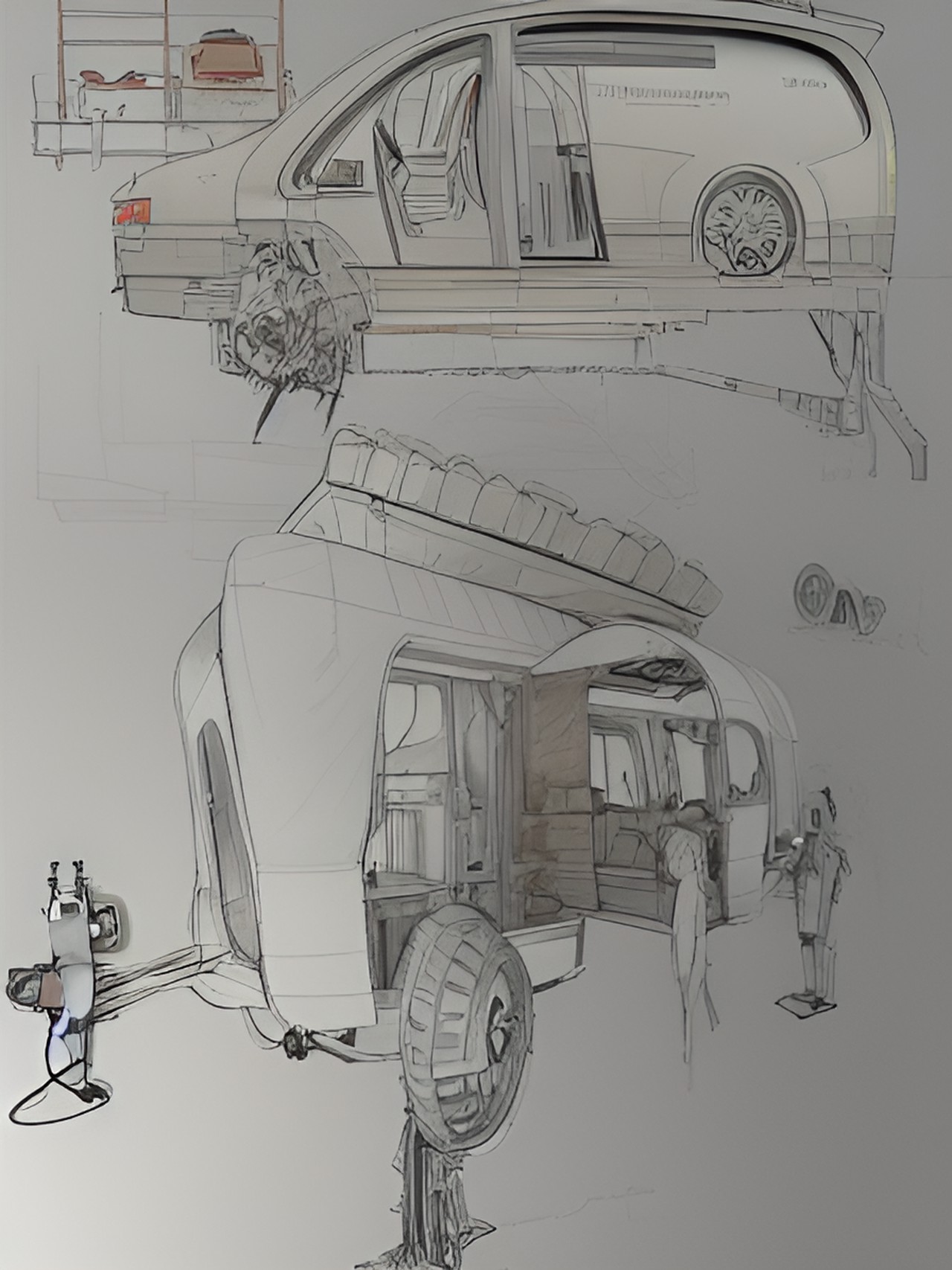 plans for a tinkerer’s covered wagon that converts into an electric minivan preview