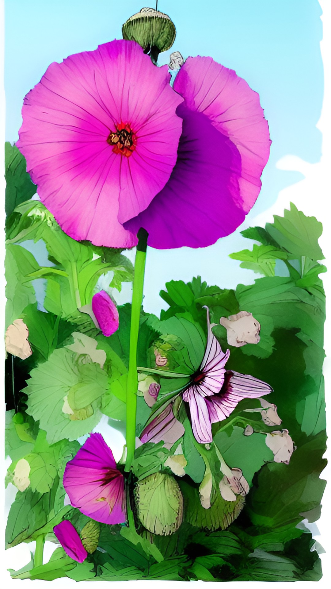 magical common hollyhock preview