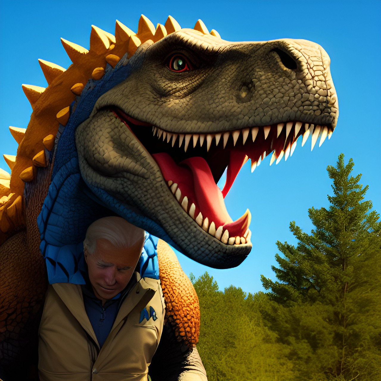 joe biden as a dinosaur preview