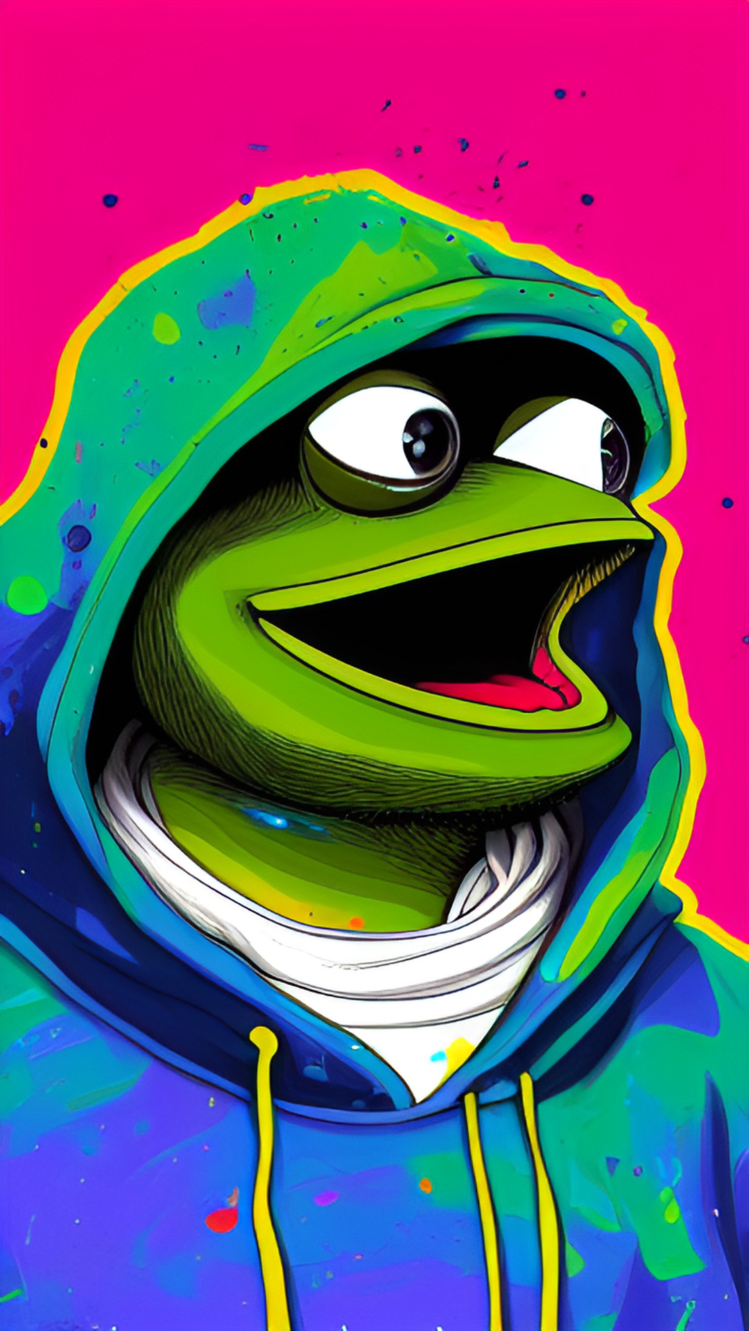 Surprised Pepe - pepe the frog in a hoodie, detailed preview